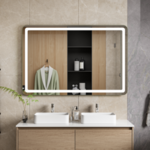 2x Badkamerspiegel met LED, CityLine, LM-129, Spiegel, 2025